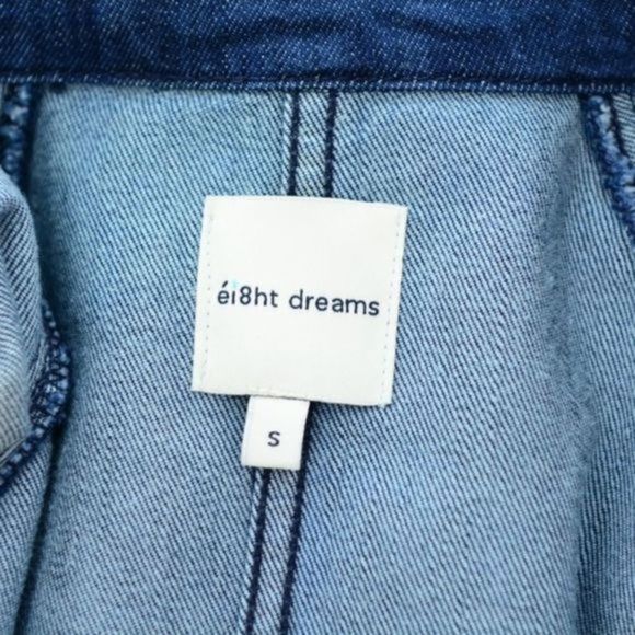 EI8HT DREAMS BUTTON DOWN DENIM DRESS SIZE S - Picture 5 of 6